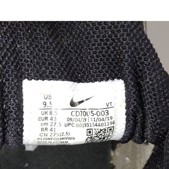 Nike Air Max Plus III Tuned Air Mens Pre-owned Black & Gray Sneakers - sz. 9 1/2 main image 5